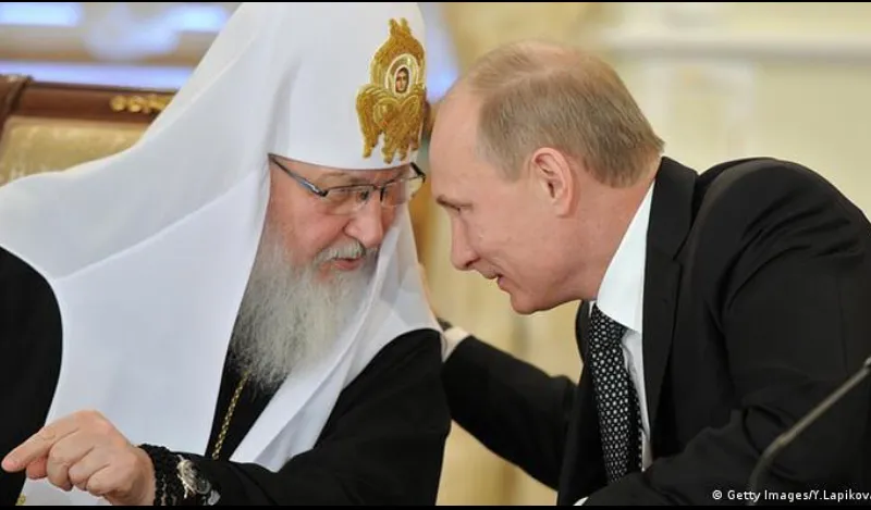 Patriarhul Kiril al Moscovei și Vladimir Putin Foto: gettyimages