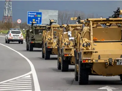 Convoi britanic al Royal Army/Foto: UK Defence Journal