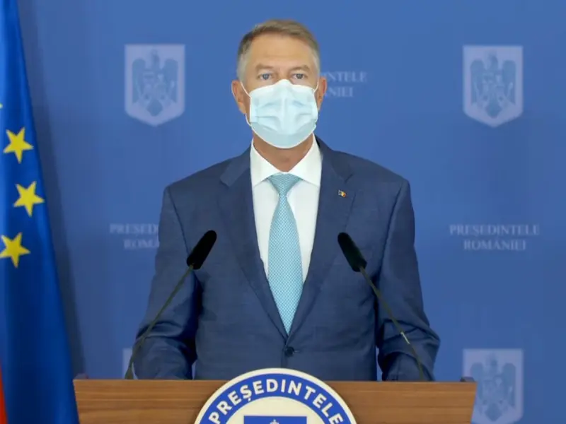 Președintele Iohannis. Sursă: Youtube