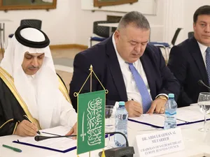 Camera de Comerț și Industrie a României a semnat un Memorandum de Înțelegere cu Consiliul de Afaceri pentru Europa de Sud-Est al Arabiei Saudite Foto: CCIR