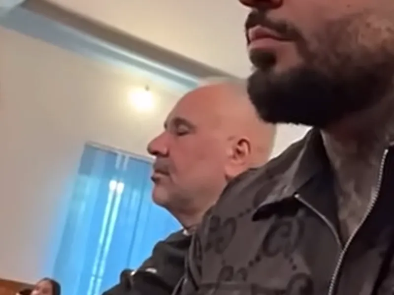 Sile Cămătaru, la biserica penticostală Foto: captură Youtube