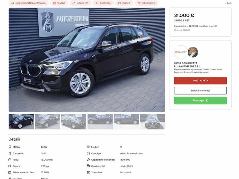 Ce SUV premium cu garanție, „nemăscărit” de samsari, găsești la preț de Dacia Bigster - Foto: captură ecran