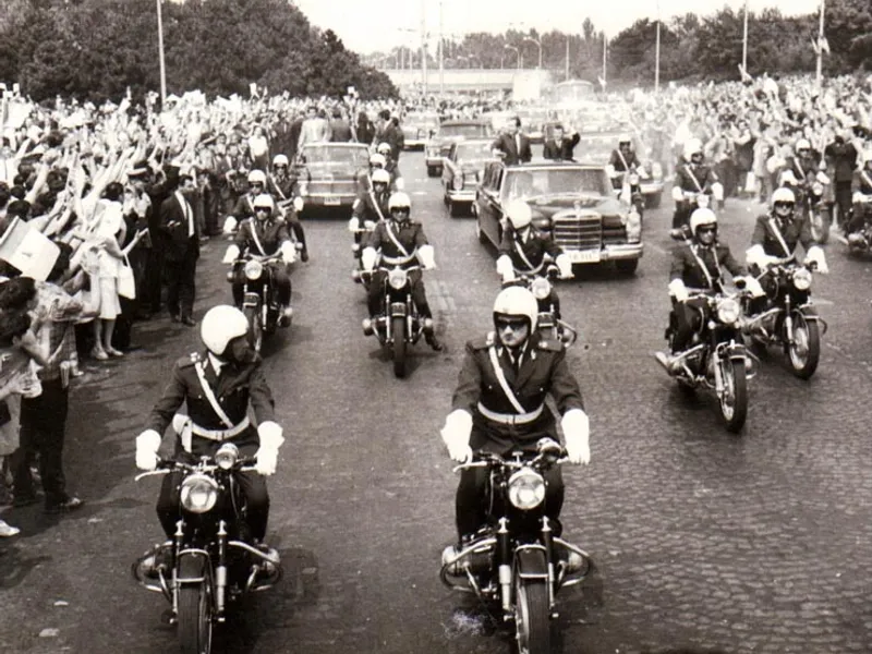 Motociclete BMW de poliție 1969. / Foto: motociclism.ro