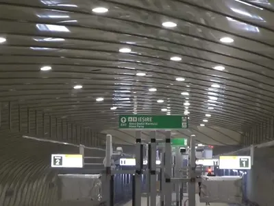 Metrou Valea Ialomiței. Sursa: captură video Ministerul Transporturilor