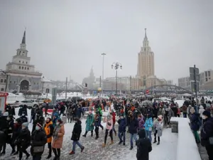 Manifestatii la Moscova Foto: New.ro/ Twitter