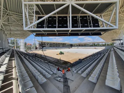 Stadionul Național de Rugby Arcul de Triumf este aproape gata Foto: Mihai Duță