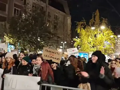 A treia zi de proteste anti Călin Georgescu. Jandarmeria, mesaj ferm pentru participanți: FOTO - captura Facebook video(imagine cu rol ilustrativ)