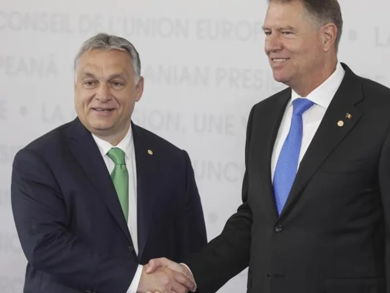 Președintele Klaus Iohannis alături de premierul ungar, Viktor Orban/Foto: Inquam Photos - Octav Ganea