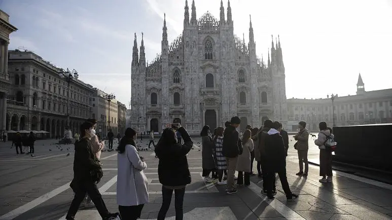 Turiști în Italia. Sursa foto: AP via Euronews