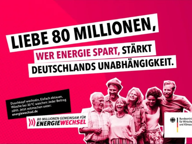 Guvernul german a lansat o campanie de promovare a economiei de energie la nivel naţional. / Foto: cleanenergywire.org