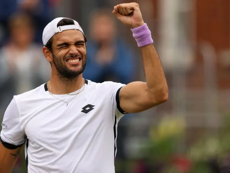 Italianul Matteo Berrettini, în finala de la Wimbledon / Eurosport