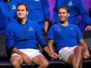 Nadal și Federer-  Foto: TWITTER