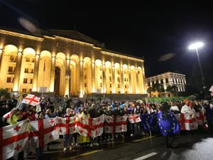 50.000 de oameni au protestat la Tbilisi, împotriva legii care îi vizează pe „agenții străini”  - Foto: Profimediaimages.ro