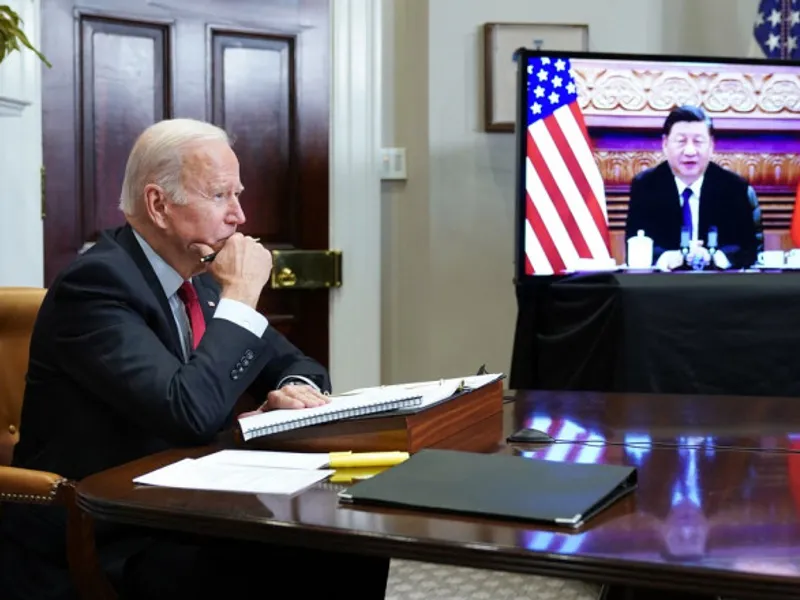 Biden i-a explicat lui Xi Jinping „consecințele” sprijinirii Rusiei de către China în Ucraina. / Foto: digi24.ro