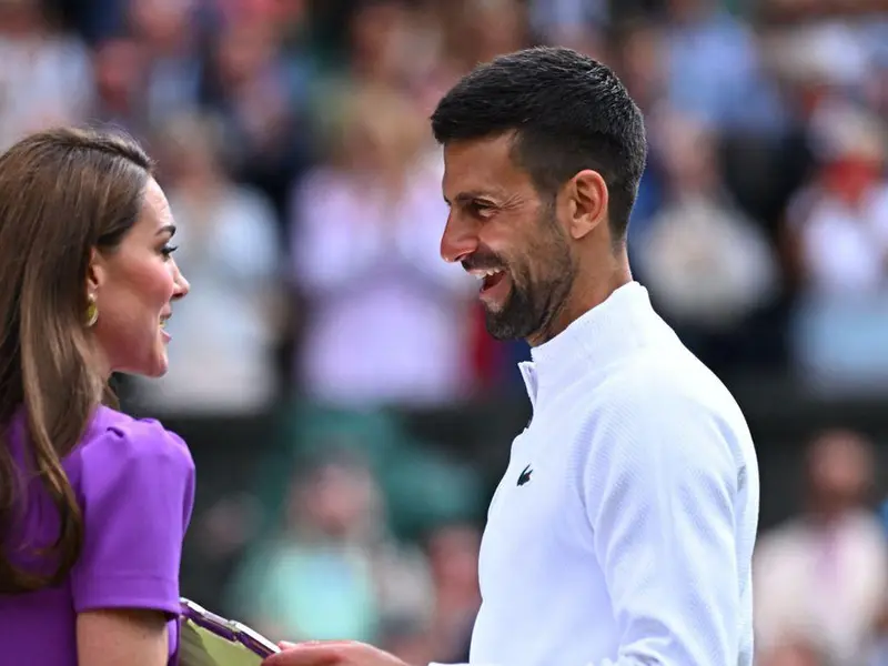 Ce complimente i-a făcut Novak Djokovic lui Kate Middleton în timpul întâlnirii de la Wimbledon - Foto: B1TV