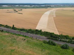 Primul ciot de autostradă „Made in China” din România intră în lucru. Cum au „fentat” chinezii legea - Foto: captură video