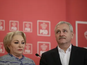 Premierul Viorica Dăncilă alături de fostul lider PSD, Liviu Dragnea/Foto: Inquam Photos - Octav Ganea