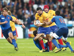 Florin Vlaicu în meciul împotriva Franței de la Cupa Mondială din 2015 - Foto Getty Images