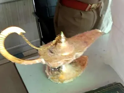 "Lampa lui Aladin"/FOTO: Uttar Pradesh Police