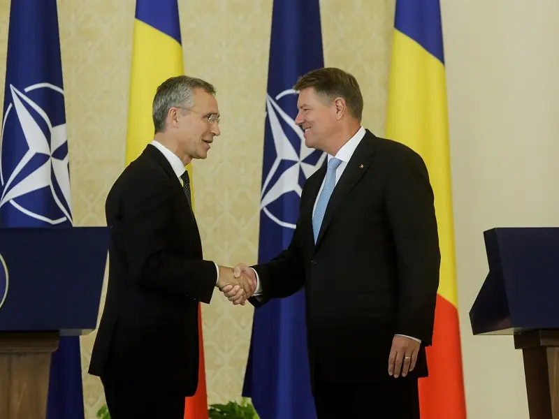 Președintele Klaus Iohannis ar putea să-l înlocuiască pe Jens Stoltenberg la șefia NATO Foto: INQUAM Photos/ George Călin