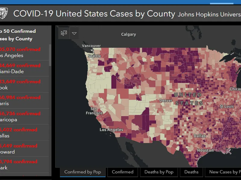 Foto: coronavirus.jhu.edu/us-map