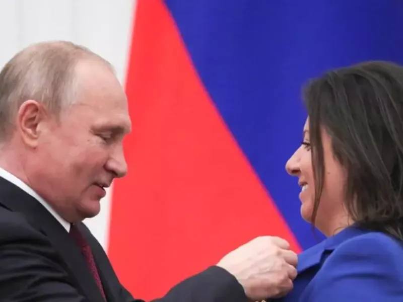 Margarita Simonian a fost decorată de Vladimir Putin în 2019 - FOTO: Profimedia Images