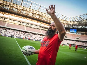 Sébastien Chabal, The Caveman, este acuzat de trafic de bilete pentru Cupa Mondială de Rugby Foto: profimediaimages.ro