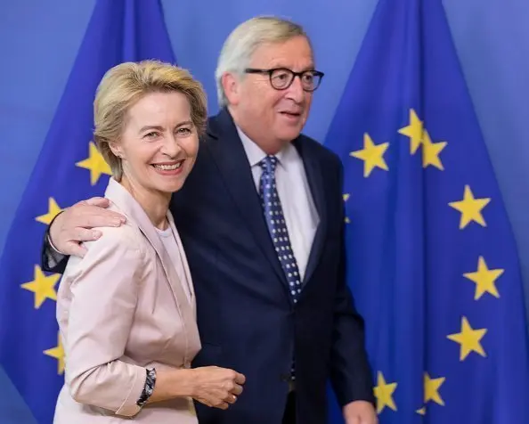 Ursula von der Leyen l-a înlocuit pe Jean Claude Juncker la șefia Comisiei Europene. Foto Getty Images