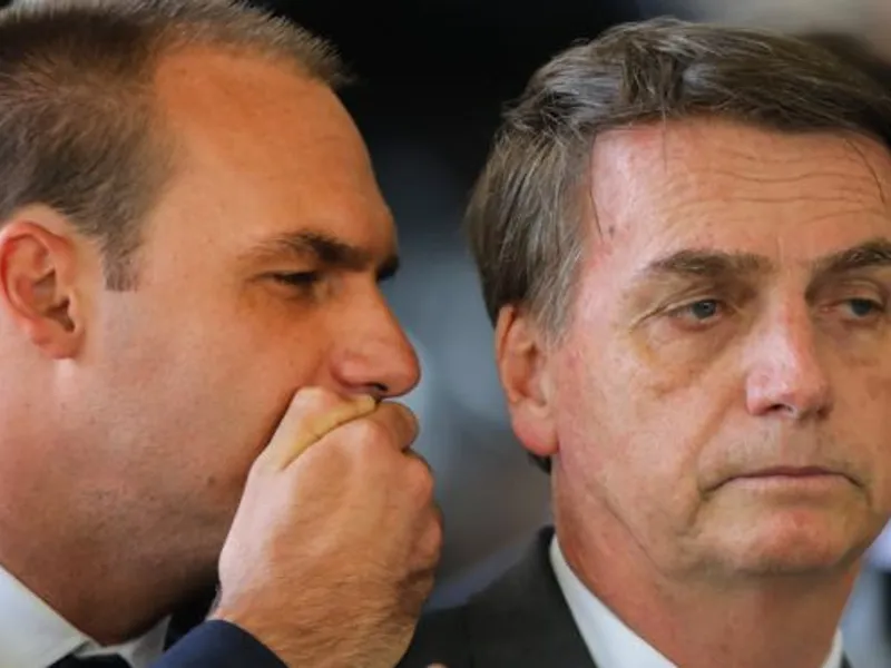 Eduardo și Jair Bolsonaro/FOTO: bbc.com