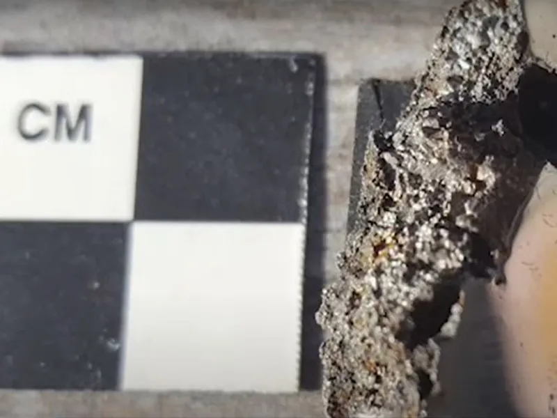 Au descoperit două noi minerale, într-un mini-meteorit, care a căzut în Africa - Foto: captura YouTube