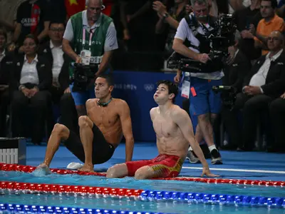 Ce spune campionul olimpic Pan Zhanle despre David Popovici? Dezvăluirile înotătorului chinez  - Foto: Profimediaimages.ro