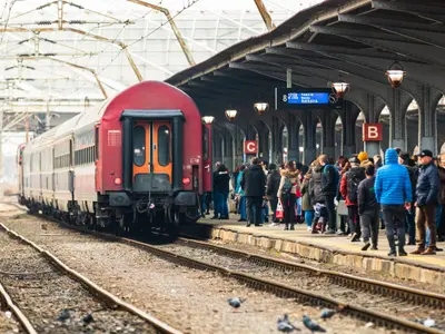 Tren în Gara de Nord - Foto: Profimedia