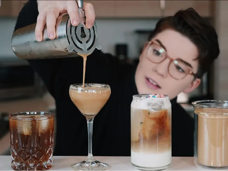 Morgan Eckrot, tânără barista care face 9.000 de dolari pe lună din tiktok Foto: Instagram/Morgan Eckrot