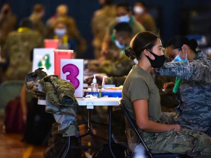 O treime dintre militarii americani nu vor să se vaccineze împotriva COVID/FOTO: defense.gov