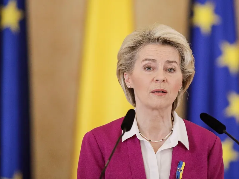 Ursula von der Leyen avertizează Ungaria: Dacă plătiți în ruble, încălcați sancțiunile UE  Foto: INQUAM Photos/George Călin