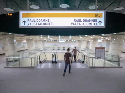 Magistrala 5 de metrou, cea mai redusă frecvență de la inaugurare - FOTO Inquam Photos / Alexandru Busca