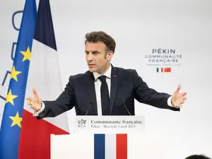 Președintele francez Emmanuel Macron - Foto: Profimedia Images