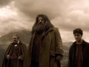 Robbie Coltrane în rolul lui Hagrid din seria Harry Potter - Foto: Profimedia