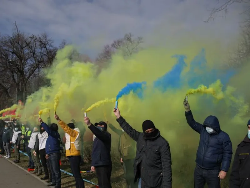 Tot mai multe proteste au loc înainte de votarea bugetului. Foto Inquam Photos/Octav Ganea