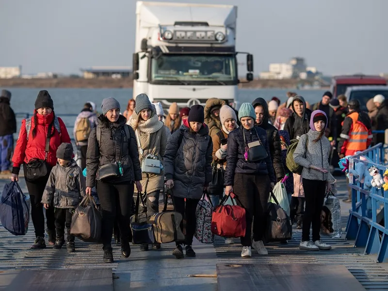 Aproape 5.500 din cei 1,5 milioane de ucraineni care ne-au intrat în șară de cînd a început războiul s-au angajat în România Foto: INQUAM Photos/ Ilona Andrei