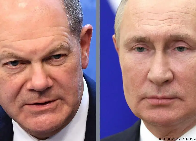 Putin, la întâlnirea cu Olaf Scholz: Cooperarea ruso-germană în domeniul energetic este prioritară/FOTO: dw.com