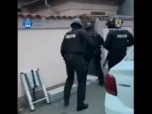 Poliția face percheziții - Foto: captură video (rol ilustrativ)