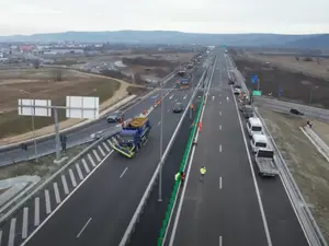 Primul tronson al autostrăzii A1 Sibiu - Pitești se deschide astăzi, cu 6 luni mai devreme - FOTO: Captura Youtube