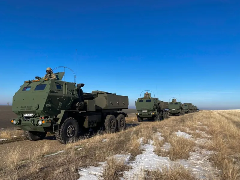 România și SUA au tras cu rachete din HIMARS, sistemul folosit de Ucraina contra rușilor - Foto: Facebook/ Brigada 8 ROT