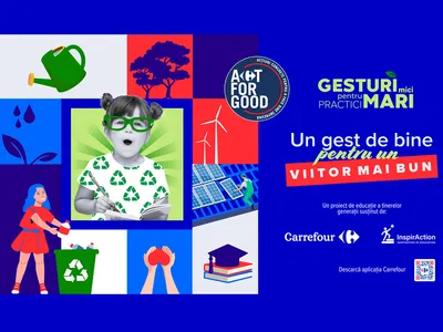 Carrefour și Asociația InspirAction îi învață pe copii să protejeze planeta