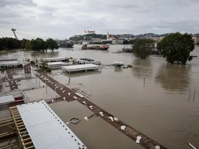 Digul de la Fetești este în pericol din cauza creșterii debitului Dunării. Se îndreaptă spre țară Foto: Profimedia Images (fotografie cu caracter ilustrativ)