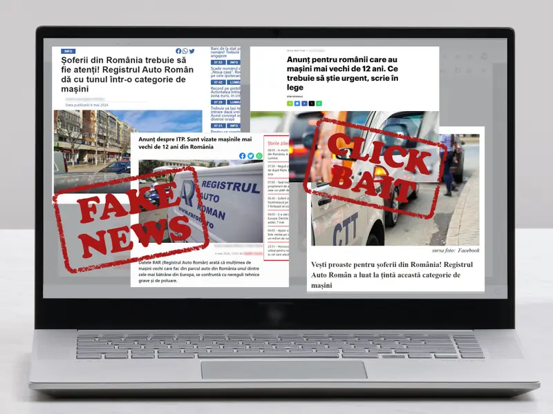 „Fake News” despre șoferii cu mașini de peste 12 ani, demontat de Registrul Auto: „RAR nu are tun” - Foto: Facebook/Registrul Auto Român Oficial