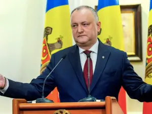 Igor Dodon, președintele Moldovei, fericit că moțiunea a picat/FOTO: tv8.md