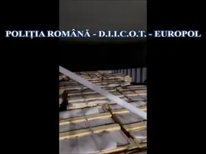 Captură-record de droguri, în România: 1.452 kg de heroină, în valoare de 45 milioane euro. / Foto: captură video