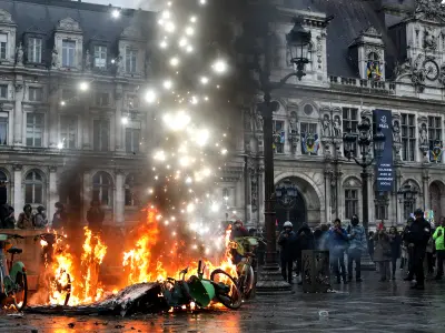 Manifestații la Paris-Foto: Profimedia Images